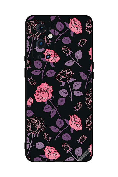 Covernex غطاء حماية لهاتف OnePlus 9 Pro - زهور وردية وأرجوانية