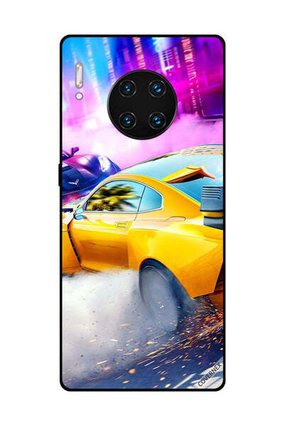 Covernex غطاء حماية لهاتف هواوي ميت 30 برو - سيارة صفراء