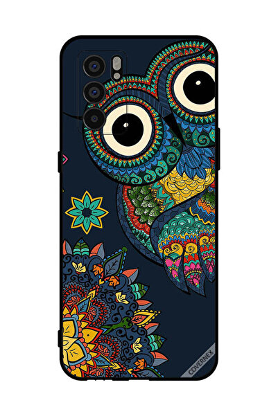 Covernex غطاء حماية لهاتف Oppo Reno6 5G بنقشة بومة زهرية