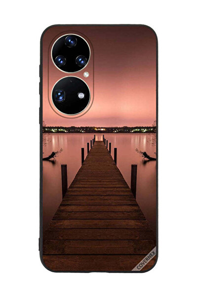 Covernex غطاء حماية لهاتف هواوي بي 50 برو - مسار إلى البحر مساءً