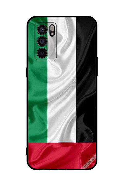 Covernex غطاء حماية لهاتف Oppo Reno6 5G قماش علم الإمارات العربية المتحدة