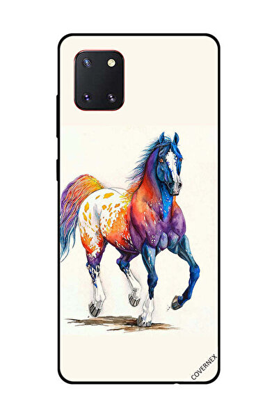 Covernex غطاء حماية لهاتف سامسونج جالكسي نوت 10 لايت - حصان ملون