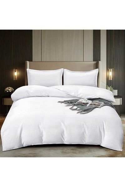 CHIRASO CHIRASO bedding set, DAMASK, ELASTIC sheet 180x200+25cm, Duvet sheet 200x230cm, 2 pillowcases