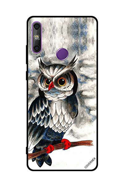 Covernex غطاء حماية لهاتف هواوي إنجوي 20E برسومات بومة