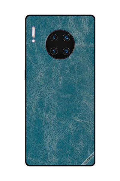 Covernex غطاء حماية لهاتف هواوي ميت 30 برو بنمط جلدي أزرق