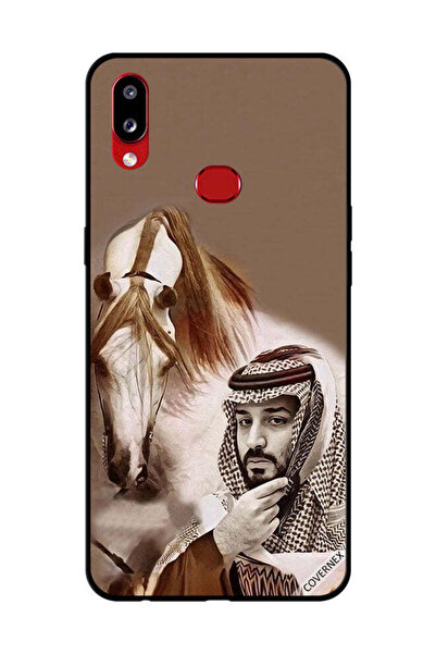 Covernex غطاء حماية لهاتف سامسونج جالاكسي A10s محمد بن سلمان أمام حصان