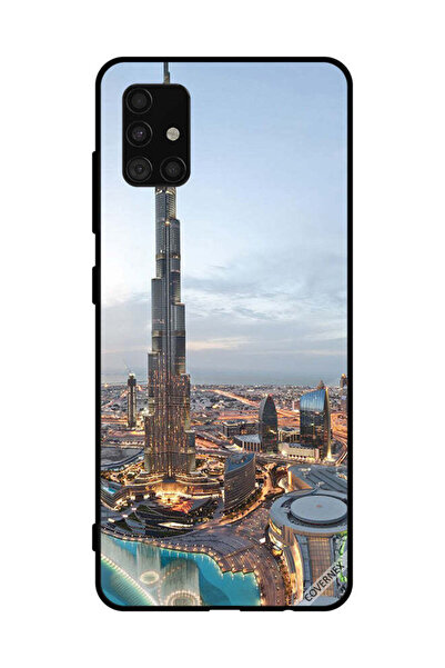 Covernex غطاء حماية لهاتف سامسونج جالاكسي A51 4G منظر جميل لوسط مدينة دبي