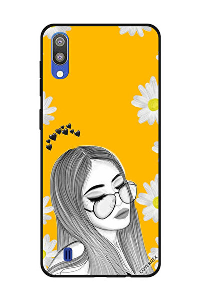 Covernex غطاء حماية لهاتف سامسونج جالاكسي M10 - فتاة تحب خيالات النظارات