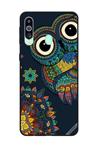 Covernex غطاء حماية لهاتف سامسونج جالاكسي M40/A60 بتصميم بومة زهرية
