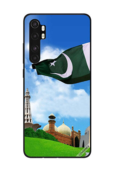 Covernex غطاء حماية لهاتف شاومي مي نوت 10 لايت بنمط مموه باللونين الأخضر والبني