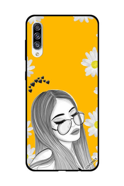 Covernex غطاء حماية لهاتف سامسونج جالاكسي A30s - فتاة تحب خيالات النظارات