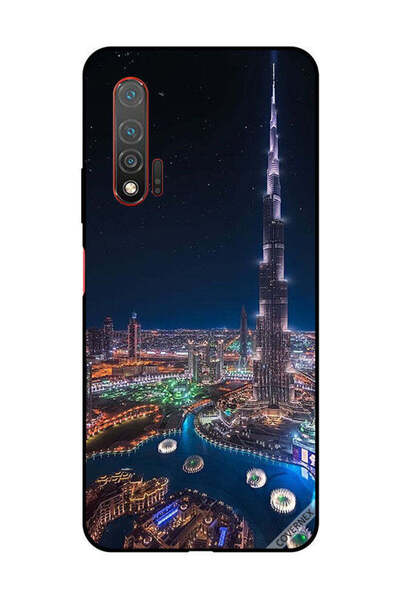 Covernex غطاء حماية لهاتف هواوي نوفا 6 5G منظر ليلي لوسط المدينة