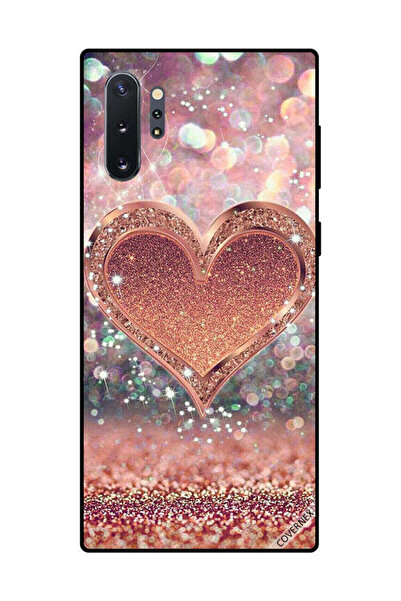 Covernex غطاء حماية لهاتف سامسونج جالكسي نوت 10 بلس - قلب ذهبي لامع