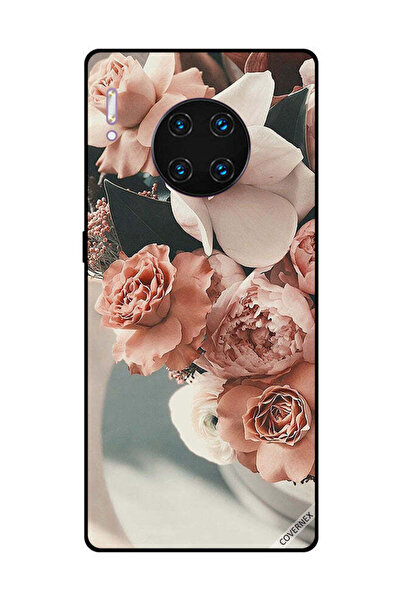 Covernex غطاء حماية لهاتف هواوي ميت 30 برو - باقة زهور الخوخ