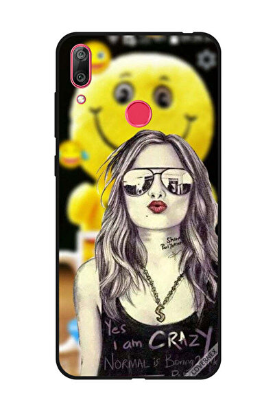 Covernex غطاء حماية لهاتف هواوي Y7 Prime 2019 نعم أنا مجنون، العادي ممل