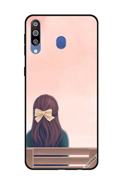 Covernex غطاء حماية لهاتف سامسونج جالاكسي M30 - فتاة جميلة على مقعد