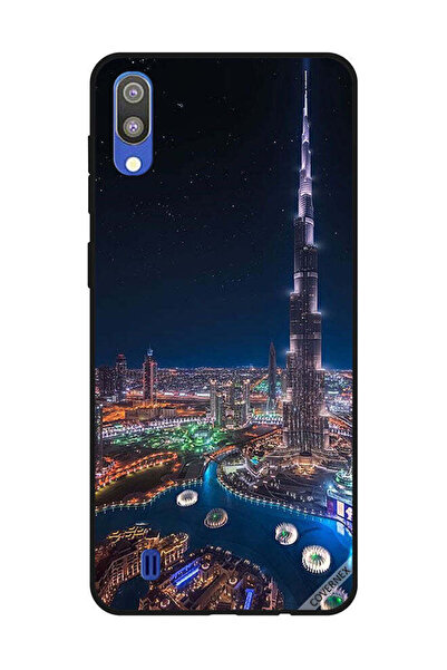 Covernex غطاء حماية لهاتف سامسونج جالاكسي M10 - منظر ليلي لوسط المدينة