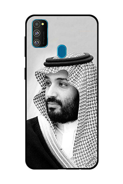 Covernex غطاء حماية لهاتف سامسونج جالاكسي M30s صورة محمد بن سلمان بالأبيض وال...