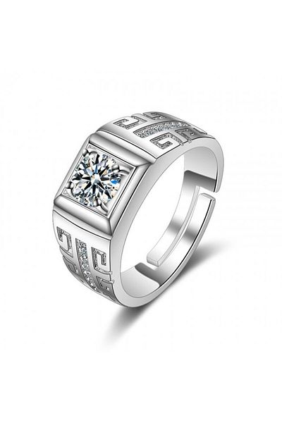 Kelan Inel Argint cu Cristale Grec Queen – Design Regal și Elegant