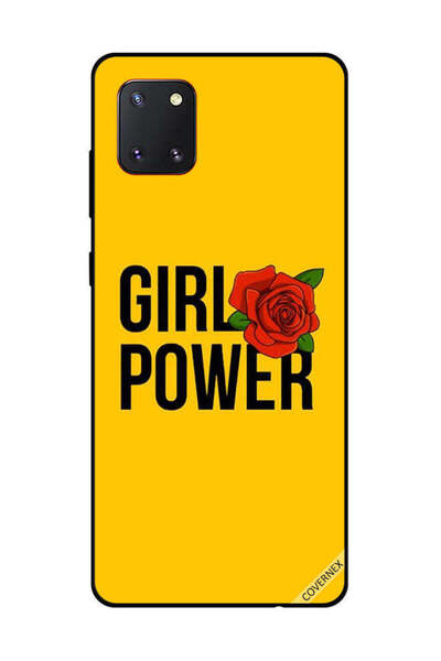 Covernex غطاء حماية لهاتف سامسونج جالكسي نوت 10 لايت - فتاة باور يلو