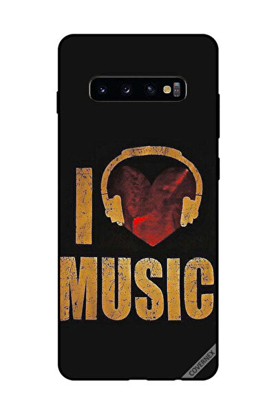 Covernex غطاء حماية لهاتف سامسونج جالاكسي S10 بلس - أنا أحب الموسيقى الكلاسيكية
