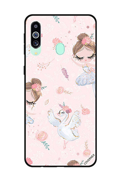 Covernex غطاء حماية لهاتف سامسونج جالاكسي M40/A60 - فتاة وزهور