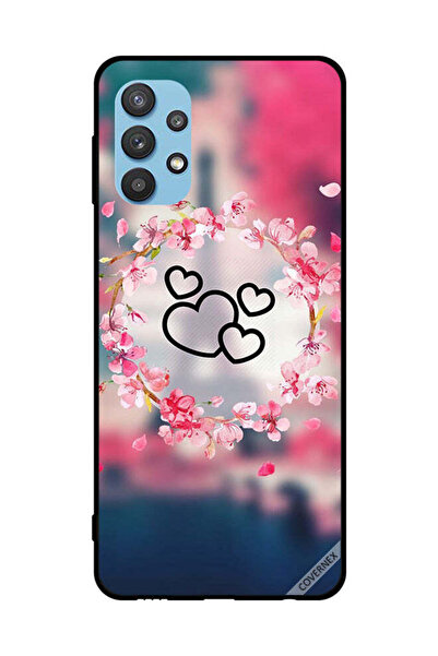 Covernex غطاء حماية لهاتف سامسونج جالاكسي M32 5G قلوب سوداء