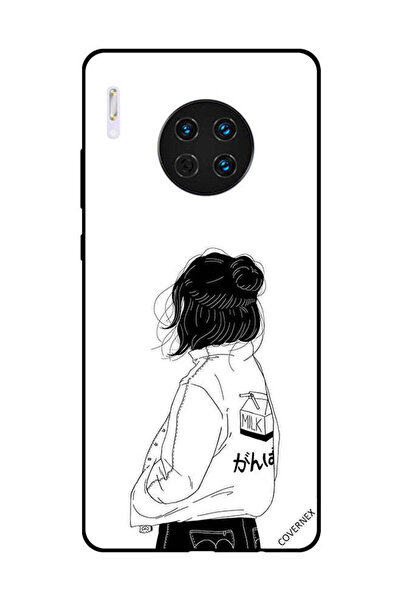 Covernex غطاء حماية لهاتف هواوي ميت 30 فتاة تفكر بعمق