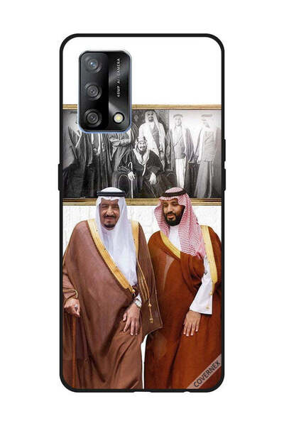 Covernex غطاء حماية لهاتف OPPO A74/F19 4G الملك سلمان وولي العهد يتحدثان أثنا...