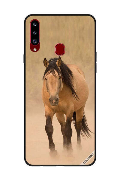Covernex غطاء حماية لهاتف سامسونج جالاكسي A20s - سباق الخيل البني