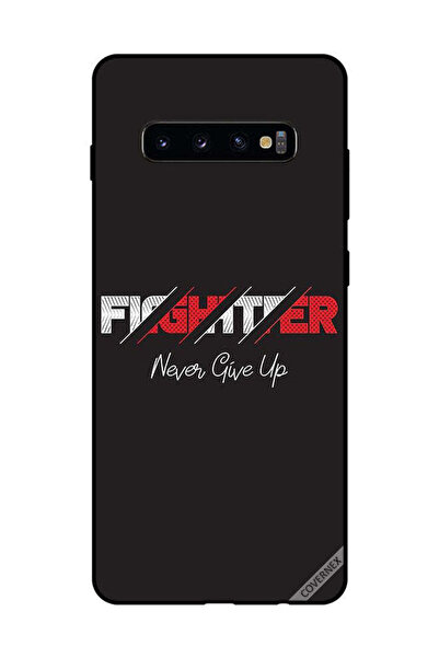 Covernex غطاء حماية لهاتف سامسونج جالكسي S10 بلس - المقاتل لا يستسلم أبدًا