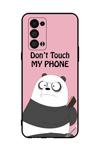 Covernex غطاء حماية لهاتف Oppo Reno6 Pro 5G - لا تلمس هاتفي - باندا