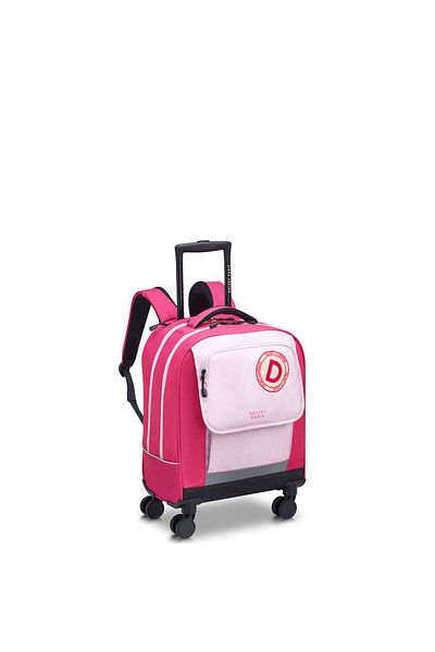 Delsey Back To School 2025 4dw Vertical Shoulder Bag Trolley Pink