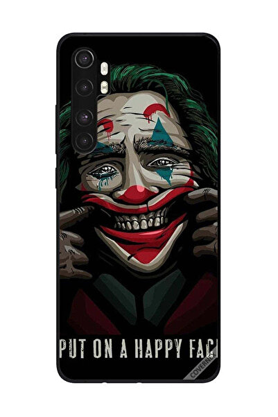 Covernex غطاء حماية لهاتف شاومي مي نوت 10 لايت بنقشة زهور أرجوانية وفراشات