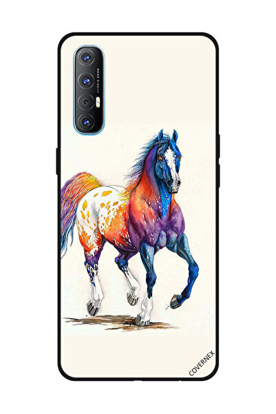 Covernex غطاء حماية لهاتف OPPO Reno 3 Pro - حصان ملون