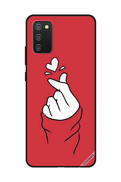 Covernex غطاء حماية لهاتف سامسونج جالاكسي A02s/F02s سناب لوف أحمر