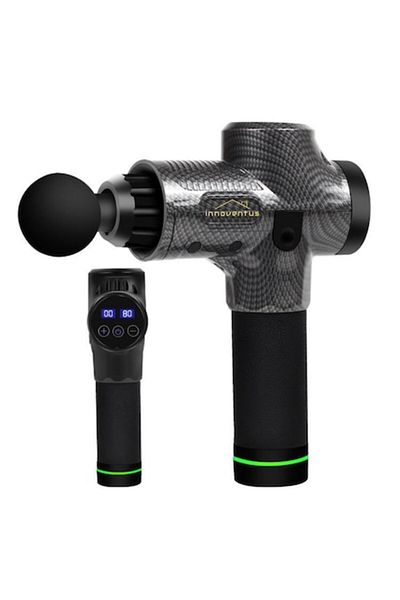 INNOVENTUS Aparat pentru masaj profesional tip pistol INNOVENTUS®, 30 viteze, motor silentios, sistem racire,