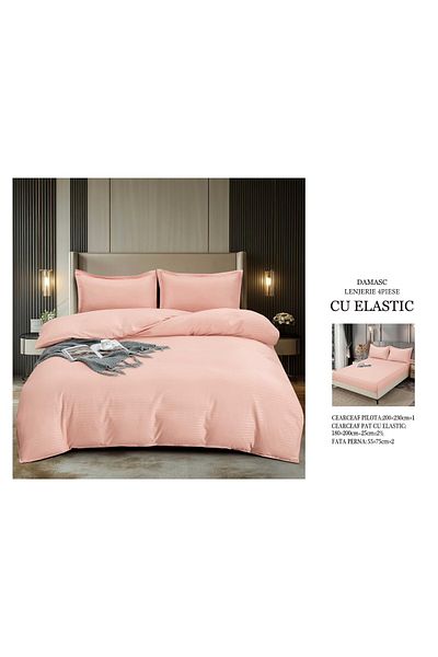 CHIRASO CHIRASO bedding set, DAMASK, ELASTIC sheet 180x200+25cm, Duvet sheet 200x230cm, 2 pillowcases