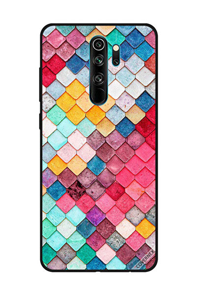 Covernex غطاء حماية لهاتف شاومي ريدمي نوت 8 برو بنمط مربع ماسي