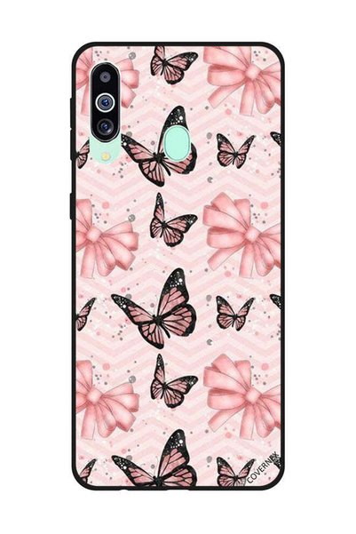 Covernex غطاء حماية لهاتف سامسونج جالاكسي M40/A60 بنقشة فراشات باللونين الأسو...