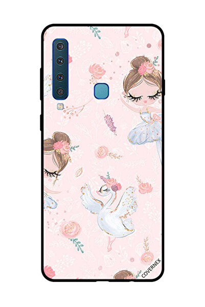 Covernex غطاء حماية لهاتف سامسونج جالاكسي A9 2018 - فتاة وزهور