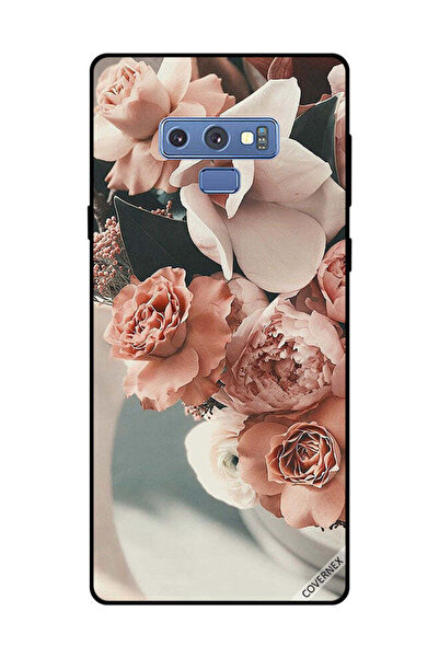 Covernex غطاء حماية لهاتف سامسونج جالكسي نوت 9 - باقة زهور الخوخ