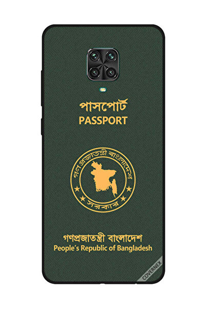 Covernex غطاء حماية لهاتف شاومي ريدمي نوت 9S/9 برو - جواز سفر بنغلاديشي