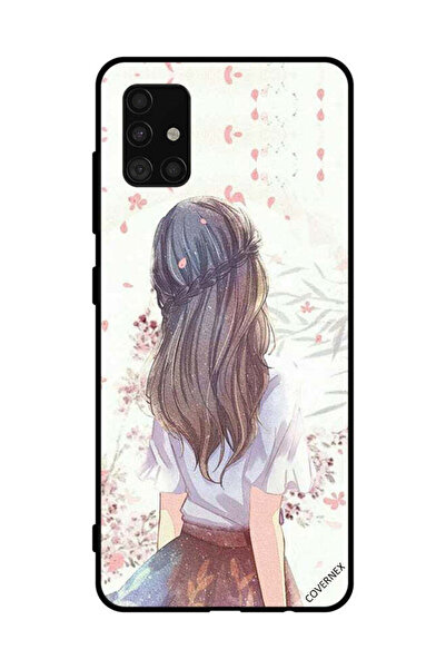 Covernex غطاء حماية لهاتف سامسونج جالاكسي A51 4G، فتاة لطيفة في تفكير عميق