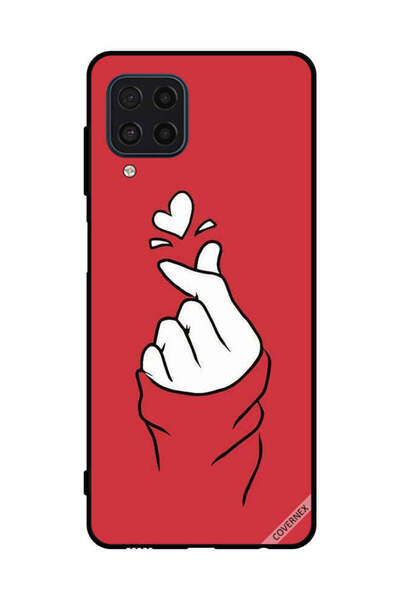 Covernex غطاء حماية لهاتف سامسونج جالاكسي M22 4G سناب لوف أحمر