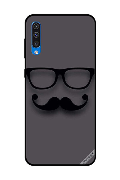 Covernex غطاء حماية لهاتف سامسونج جالاكسي A50 - أسود - زجاج وشارب