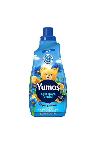Yumoş Yumoş Açık Hava Etkisi Konsantre Çamaşır Yumuşatıcısı Mavi Gelincik 1440 Ml 60 Yıkama x1
