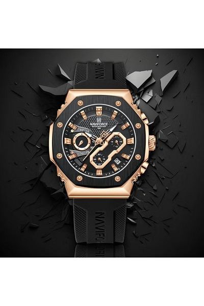 Naviforce Men's Luxury Sport Watch – Analog Quartz Multifunctional Chronograph Waterproof