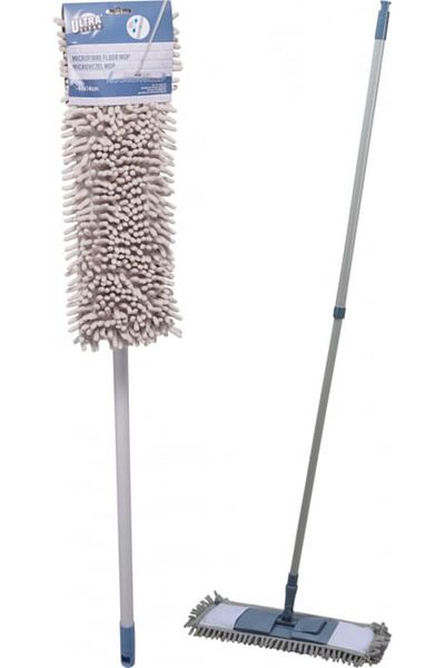 Koopman Microfiber Mop with Telescopic Handle, Ultra Clean, 44x14 cm
