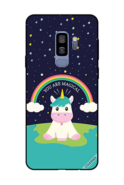Covernex غطاء حماية لهاتف سامسونج جالاكسي S9 بلس بتصميم وحيد القرن السحري